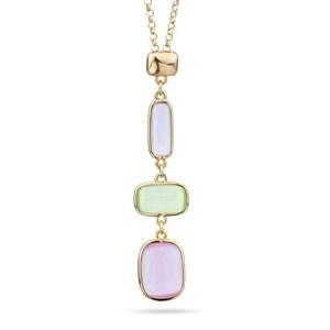 Collana con pendente di pietre multiforme