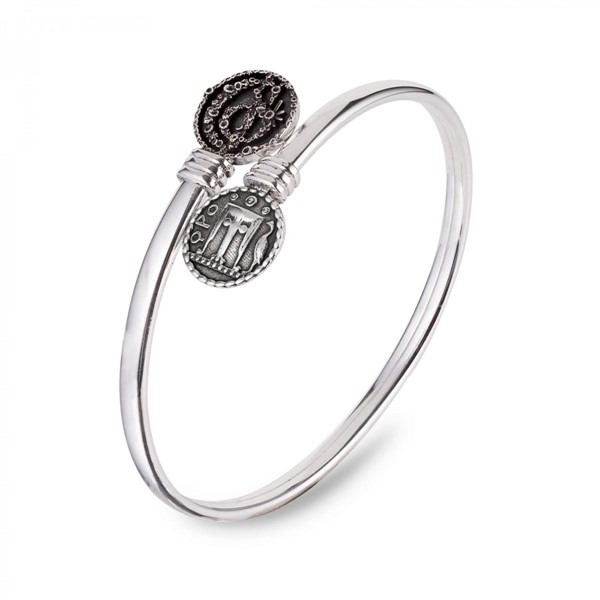 Bracciale rigido con Moneta