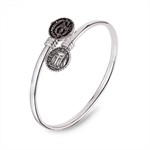 Bracciale rigido con Moneta