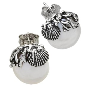 Orecchini Tahiti Corallo