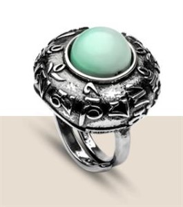Anello DVAGS ZVA Agata Azzurra
