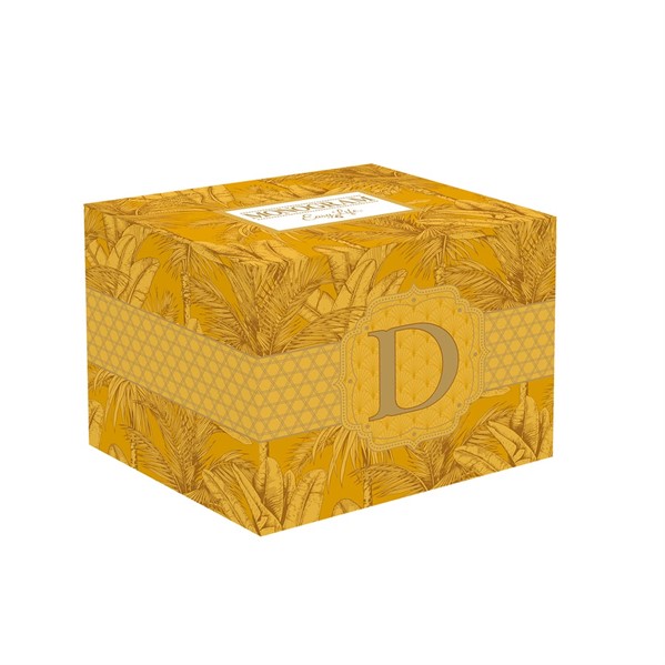 Tazza in Porcellana Lettera D