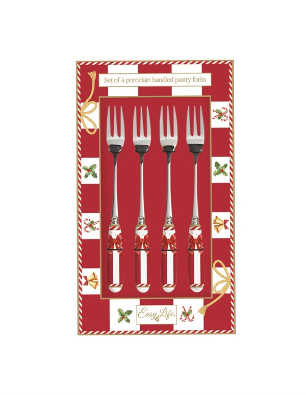 4 Forchette da Dessert - CHRISTMAS TALE