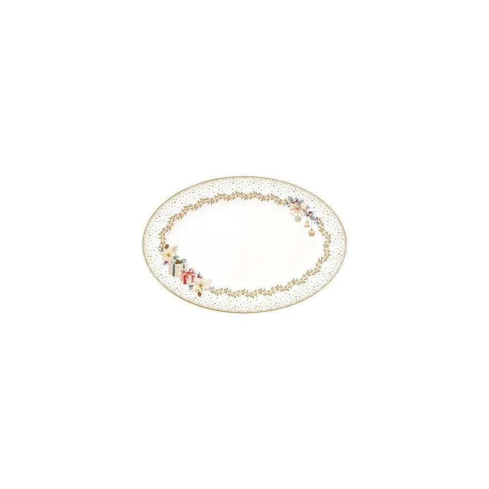 Vassoio Ovale in Porcellana - WHITE ELEGANCE