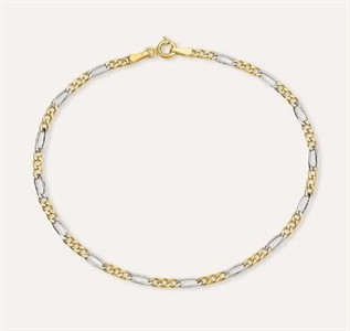 Bracciale Catena L'homme Or Oro Bicolore