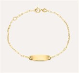 Bracciale Con Targhetta Holy Oro Giallo