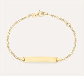 Bracciale Con Targhetta Holy Oro Giallo