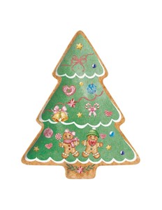 Piattino Natalizio a Forma di Abete - SWEET CHRISTMAS