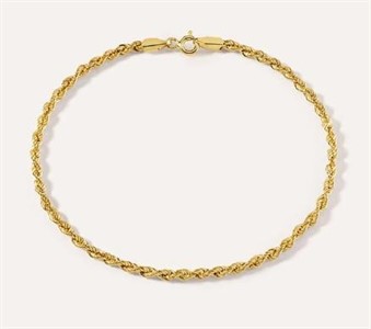Bracciale in Oro Giallo Torchon 18cm