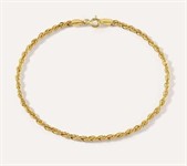 Bracciale in Oro Giallo Torchon 18cm