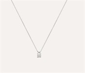 Collana Punto Luce Claire Oro Bianco Cubic Zirconia