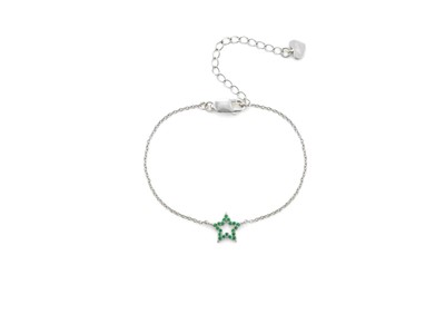 Bracciale in Argento con Stella