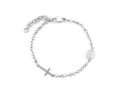 Bracciale Rosario in Acciaio