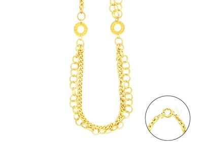 Collana in Ottone Godronata Multi