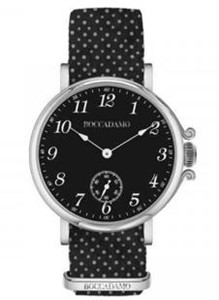 Orologio Donna Tessuto Nero e pois
