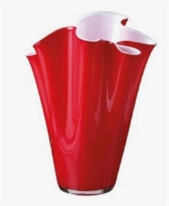 Vaso Wave Rosso h 40