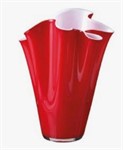 Vaso Wave Rosso h 40