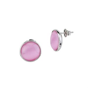 Orecchini con cristalli rosa chiaro