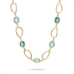 Girocollo placcato oro giallo con cristalli