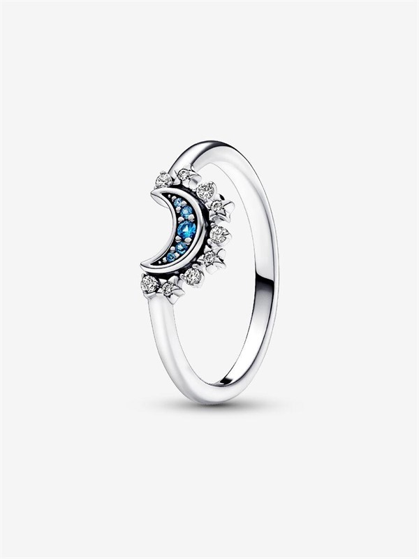 Anello Luna Pietre Blu