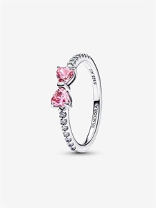 Anello Fiocco Luminoso Rosa