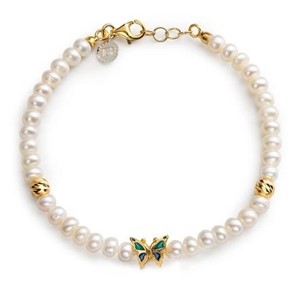 Bracciale Perle Mini Farfalla