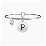 Bangle con lettera p  Iniziale | emozioni