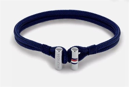 Bracciale Tessuto Blu Tommy Hilfinger