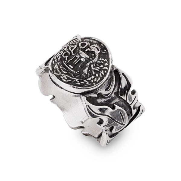 Anello Fascione Con Motivo Rinascita