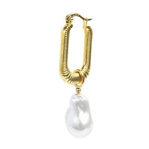 Mono Orecchino Cerchio Perle Pend.