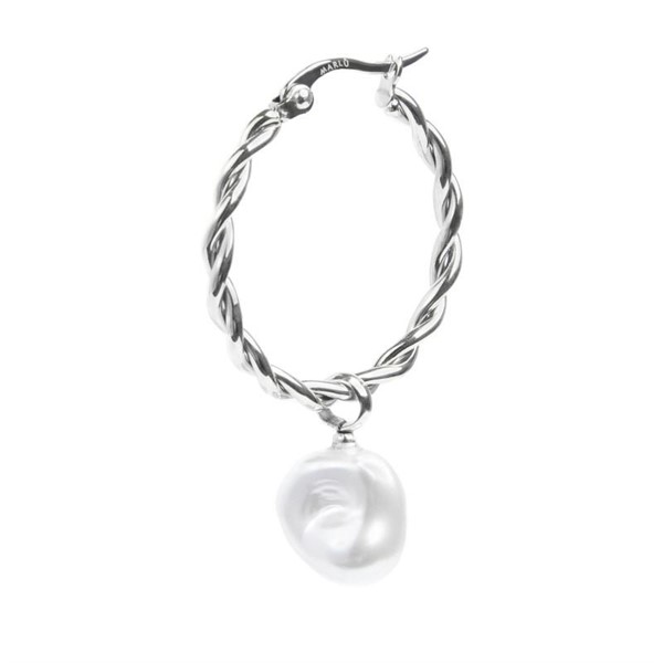 Mono Orecchino Cerchio Perle Pend.