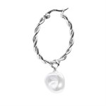 Mono Orecchino Cerchio Perle Pend.