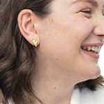 Mono Orecchino a Lobo Cuore