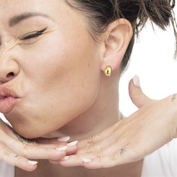 Mono Orecchino a Lobo Ovale