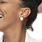 Mono Orecchino a Lobo Bottone Grande