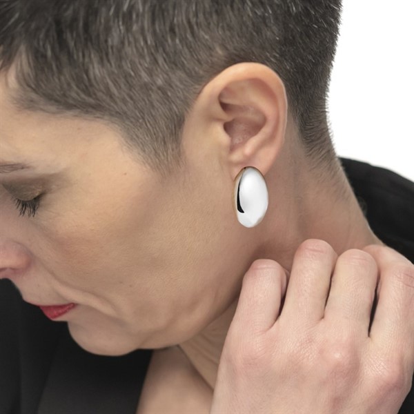 Mono Orecchino Bottone Ovale