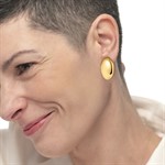 Mono Orecchino Bottone Ovale