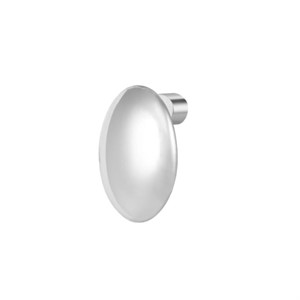 Mono Orecchino a Lobo Bottone Ovale