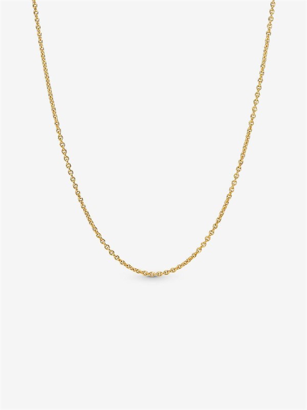 Collana Catenina Placc. Oro 14kt