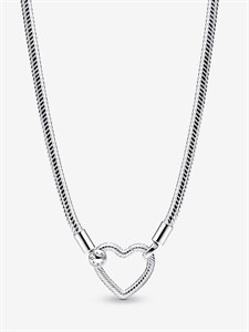 Collana Maglia Snake Chiusura a Cuore