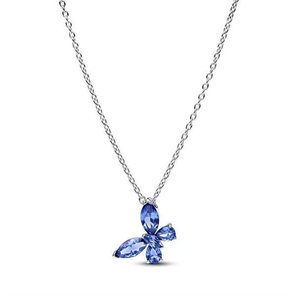 Collana Farfalla Luminosa Blu