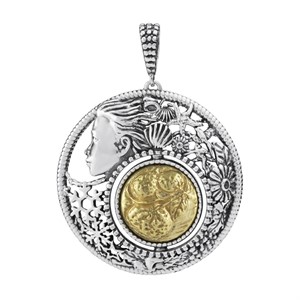 Ciondolo rotondo Mesi Reverse Gennaio-Inverno