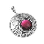 Ciondolo rotondo Mesi Reverse Gennaio-Inverno