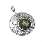 Ciondolo rotondo Mesi Reverse Marzo-Primavera